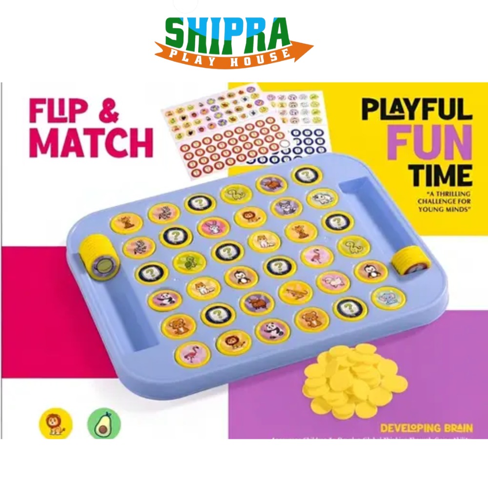 Shipra Play House Memory Chess Flip & Match Game